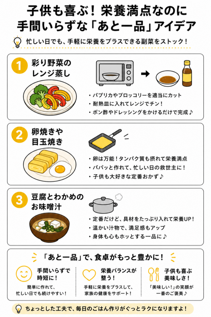 献立あと一品アイディア