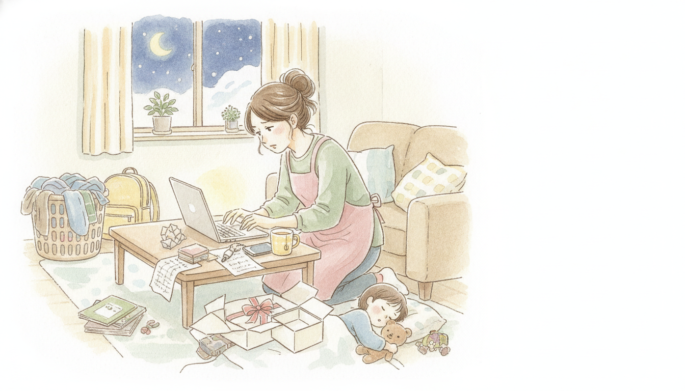 クリスマスプレゼント 間に合わない 子供