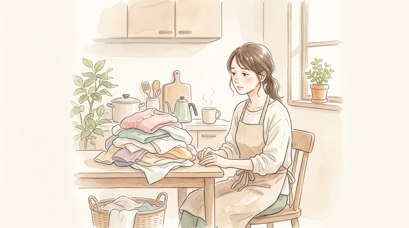 「もう畳まない!」私が洗濯物と戦うのをやめた日:ズボラ主婦の本音と解放感