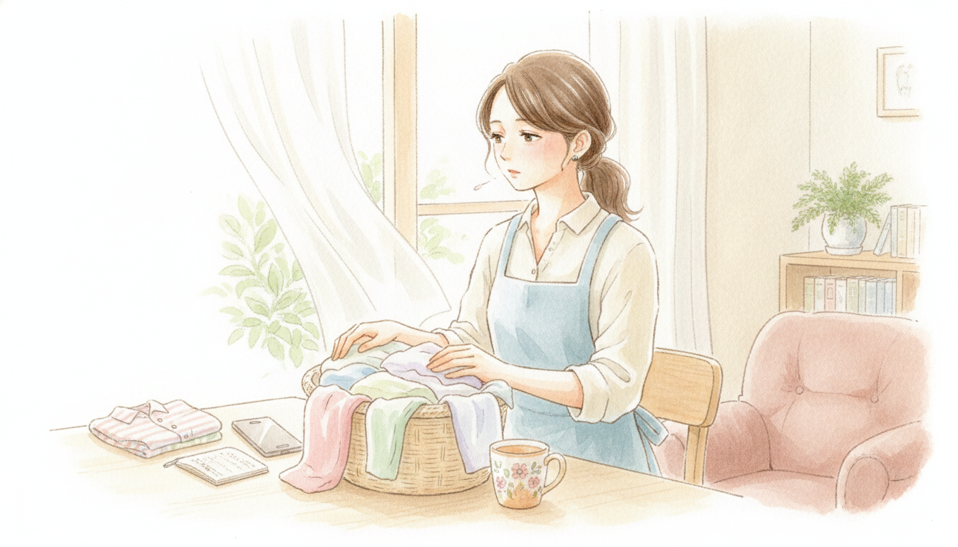 洗濯物の呪縛から解き放たれて、手に入れた「私の時間」
