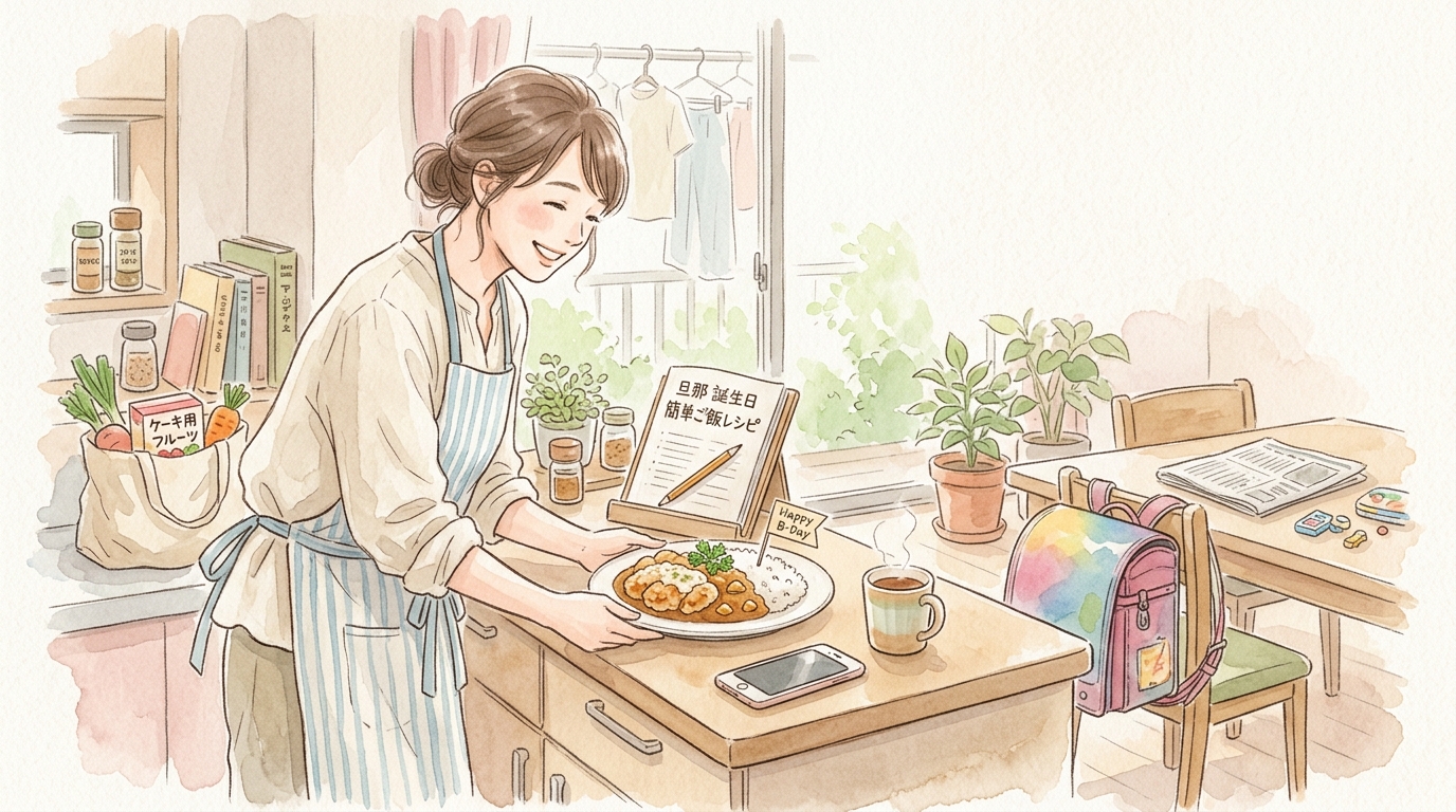 旦那 誕生日 ご飯 簡単