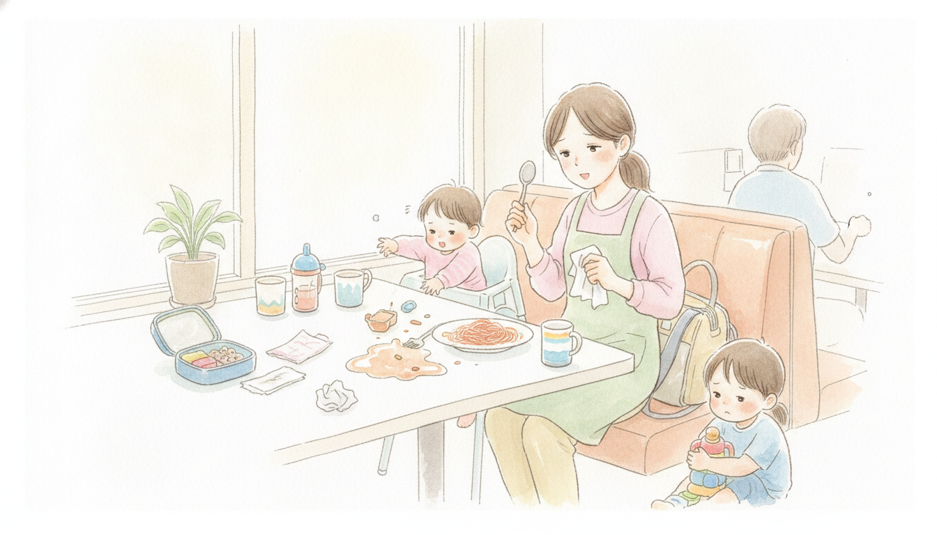 子連れ外食 めんどくさい